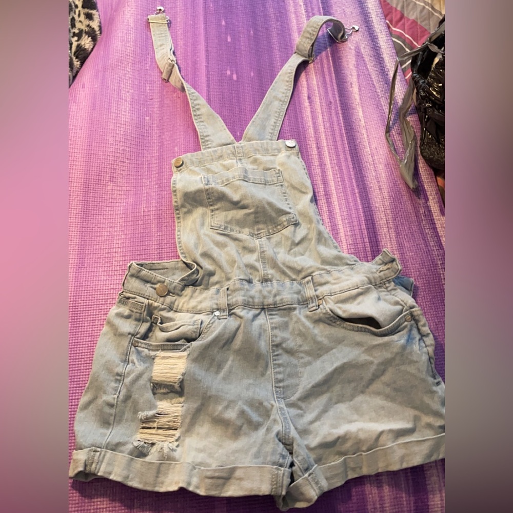 Dollhouse Short Shorts Overalls